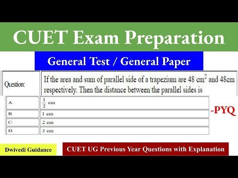 CUET UG Exam Preparation